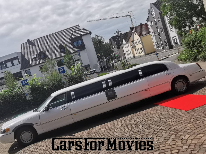 CarsForMovies | Lincoln Town Car Stretch-Limousine 2001 USA Weiß Grau Zivilfahrzeug Spezialfahrzeug Nordrhein-Westfalen 5193 Limo Stretchlimo Event 